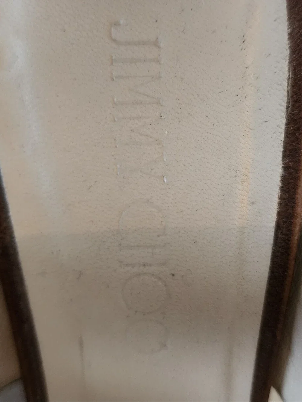 Jimmy Choo copy certificate